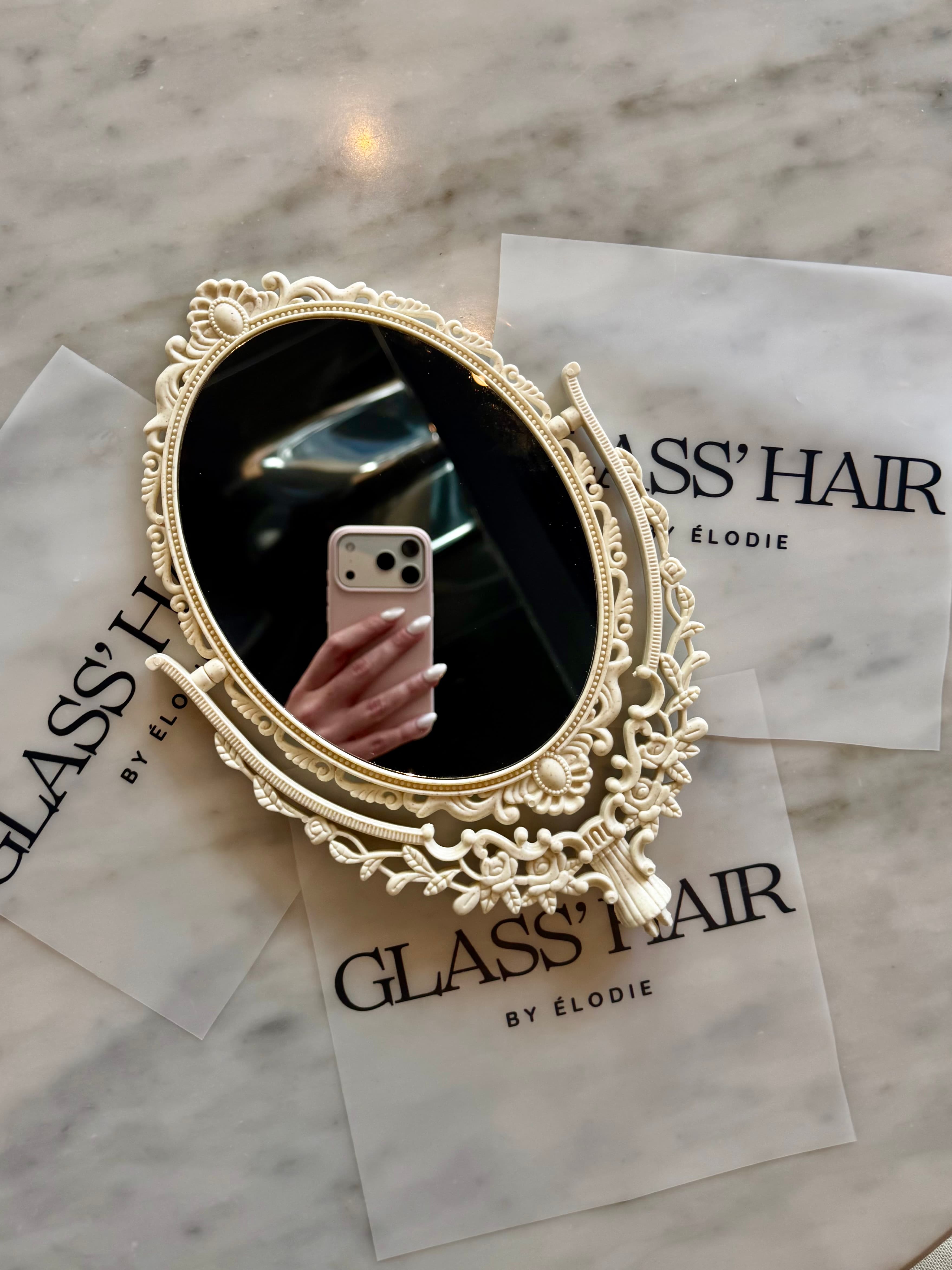 Nanoplasty result — glass-smooth hair by Glass'Hair by Élodie